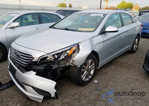 2016 Hyundai Sonata Se z USA, uszkodzony, nr VIN 5NPE24AFXGH348203